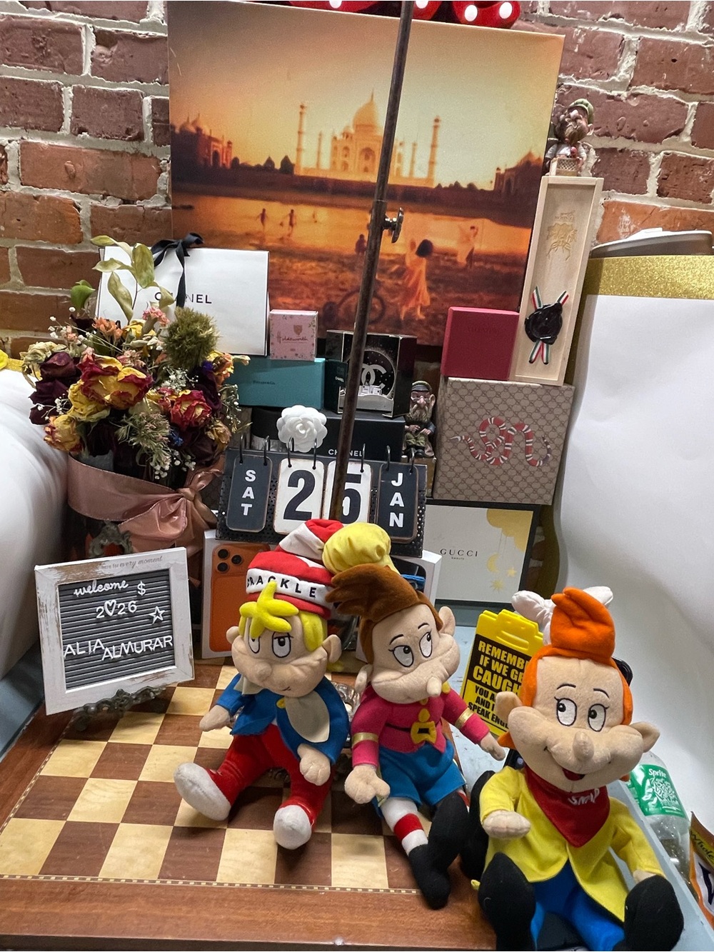 Vtg Set of 3 Snap! Crackle! Pop! Rice Krispies Plush Figures 1999 Kellogg's 10"